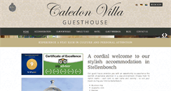 Desktop Screenshot of caledonvilla.co.za