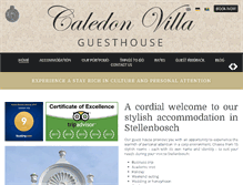 Tablet Screenshot of caledonvilla.co.za